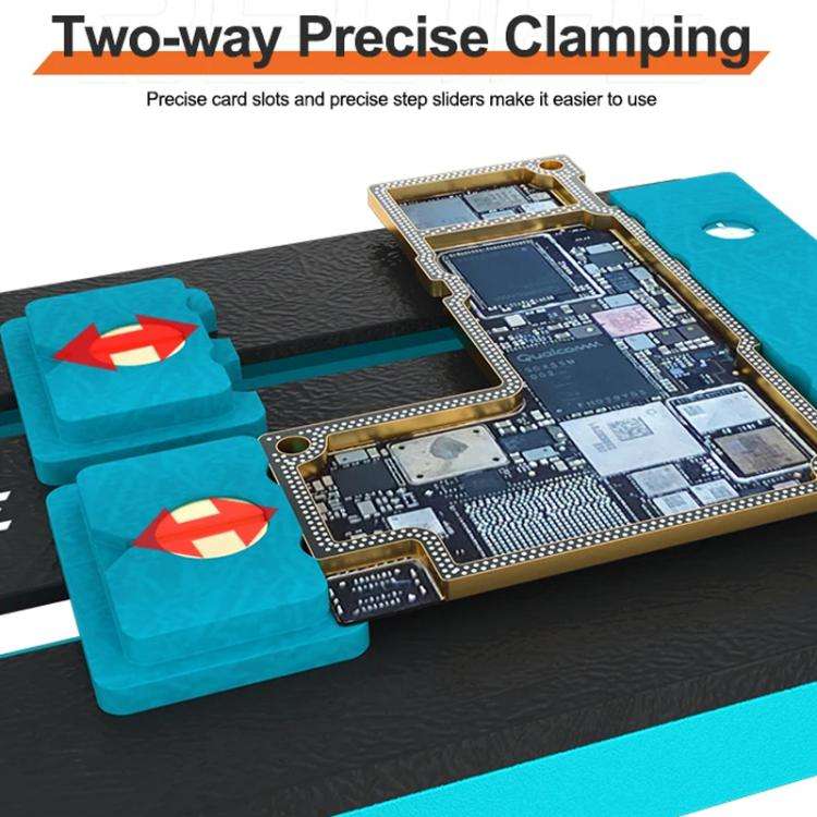 RELIFE RL-601L Mini Rotary Mobile Phone Motherboard Repair Multi-Use Card Holder High Temperature...