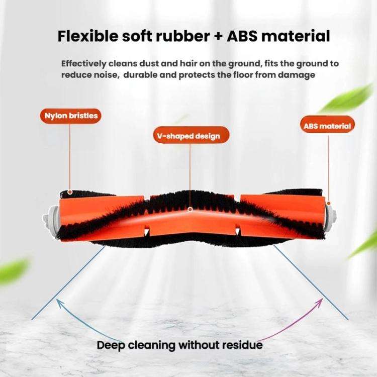 For Xiaomi Roborock S50/T4/T6/T7 Vacuum Robot Replacement Parts Main Brush