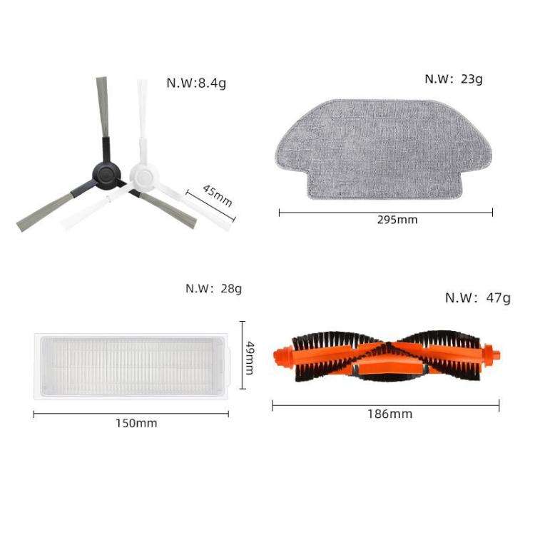 12 In 1 Kit For Xiaomi Mi Robot Vacuum Mop 3C STYTJ02YM Replacement Parts