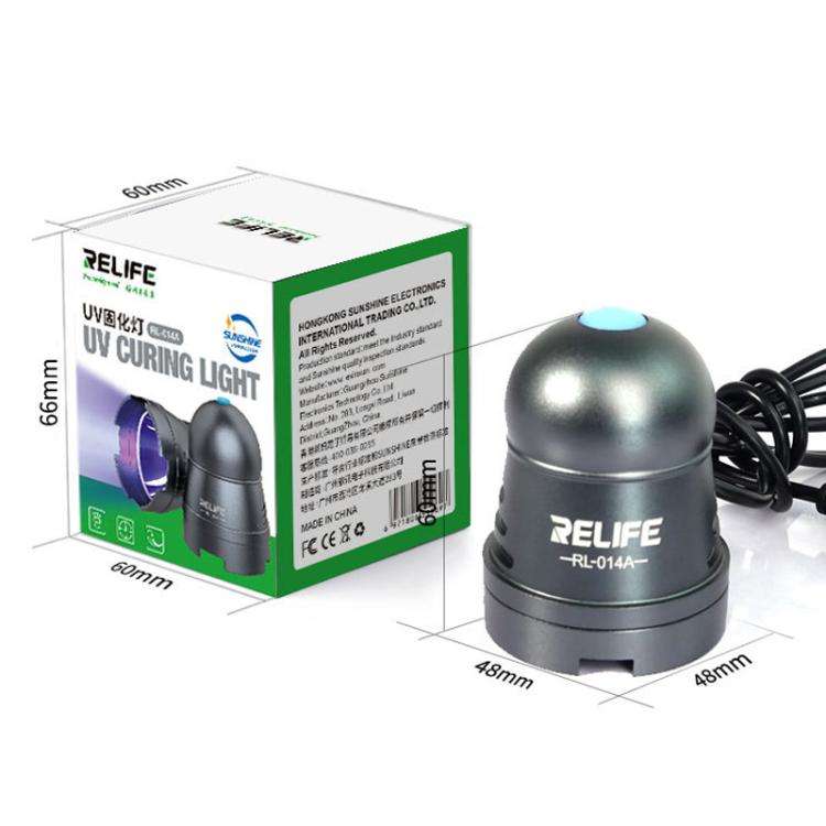 RELIFE RL-014A Mobile Phone Repair UV Glue Ultraviolet Curing Lamp Fluorescent Detection Green Oi...