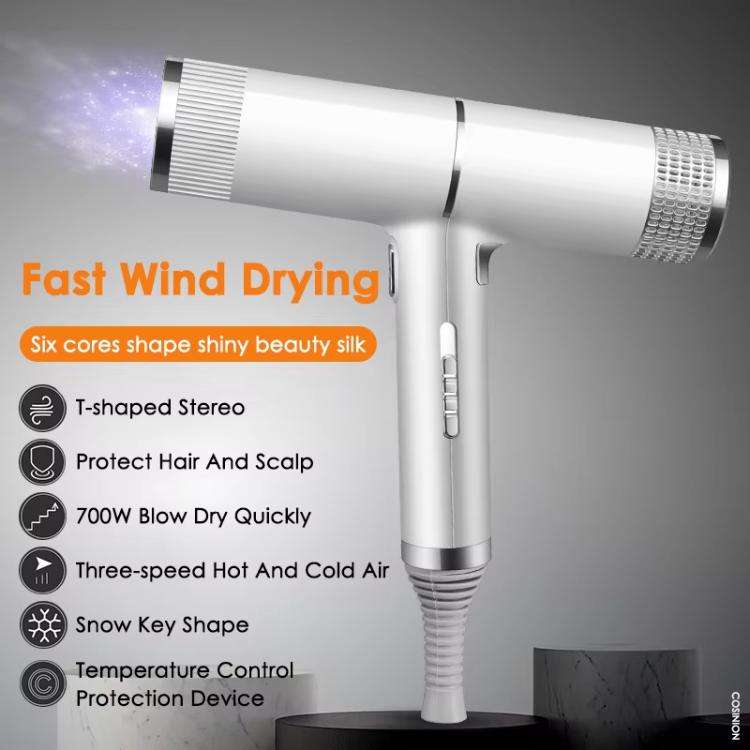 T-Shaped Hair Dryer with Smart Inverter Technology High-Power Blow Dryer for Home & Salon Use US ...