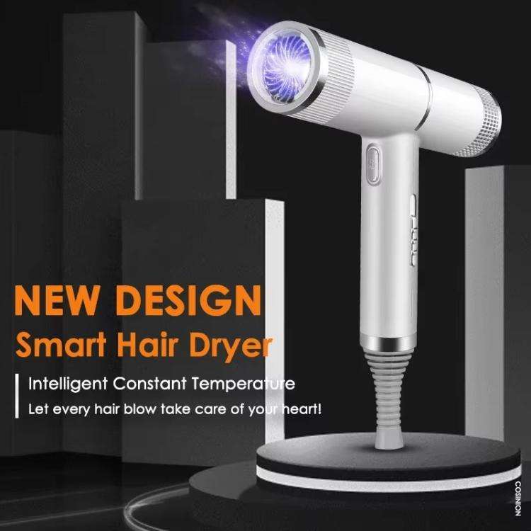 T-Shaped Hair Dryer with Smart Inverter Technology High-Power Blow Dryer for Home & Salon Use US ...