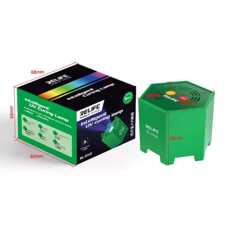 RELIFE RL014D Smart UV Curing Lamp LED Ultraviolet Mobile Phone Repair Shadowless Glue Green Oil ...