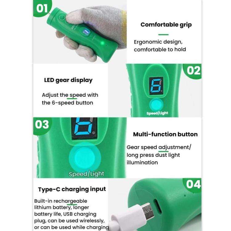 RELIFE RL-056E Integrated Smart Glue Removal Machine Mobile Phone Repair Glue Removal Tool