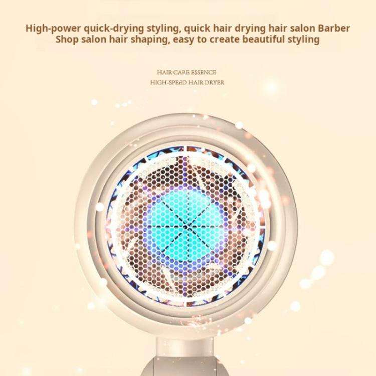 800-1200W High-Speed Hair Dryer with Blue Light Care Foldable & Portable for Travel UK Plug(Pink)