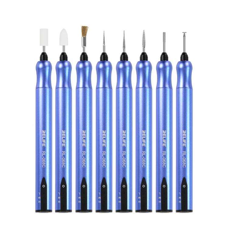 RELIFE RL-068C Smart Rechargeable Grinding Pen Portable Grinding Head Rust Removal Polishing Moth...