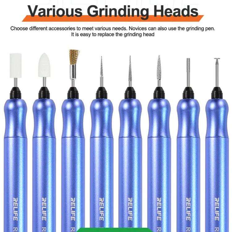 RELIFE RL-068C Smart Rechargeable Grinding Pen Portable Grinding Head Rust Removal Polishing Moth...