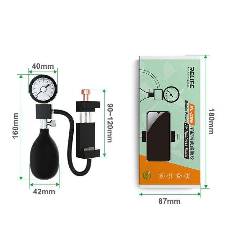 RELIFE RL-086 Mobile Phone Airtightness Tester Waterproof Sealing Testing Instrument