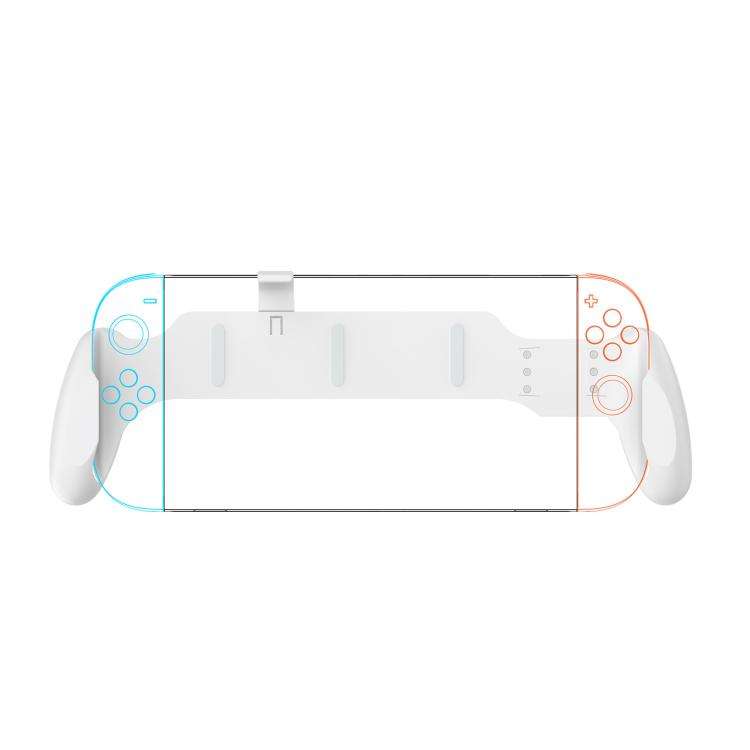 For Nintendo Switch 2 / Switch / Switch OLED Ergonomic Anti-Slip Grip Handle(White)