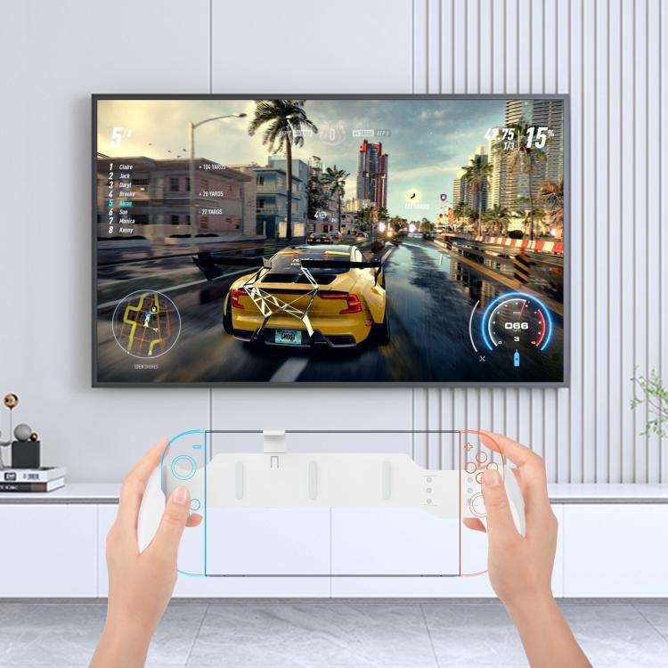 For Nintendo Switch 2 / Switch / Switch OLED Ergonomic Anti-Slip Grip Handle(Black)