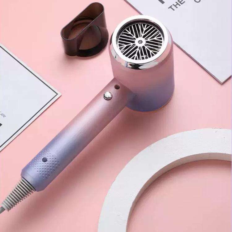 High-Speed Hair Dryer Salon & Home Blow Dryer with Blue Light Ionic Technology US Plug(Gradient P...
