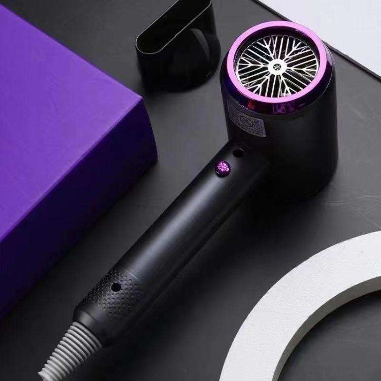 High-Speed Hair Dryer Salon & Home Blow Dryer with Blue Light Ionic Technology UK Plug(Starry Sky...