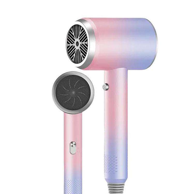 High-Speed Hair Dryer Salon & Home Blow Dryer with Blue Light Ionic Technology US Plug(Gradient P...