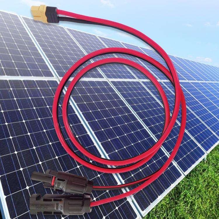 12AWG XT60 Female to MC4 Solar Connector Cable Solar Panel Charging Cord 1m