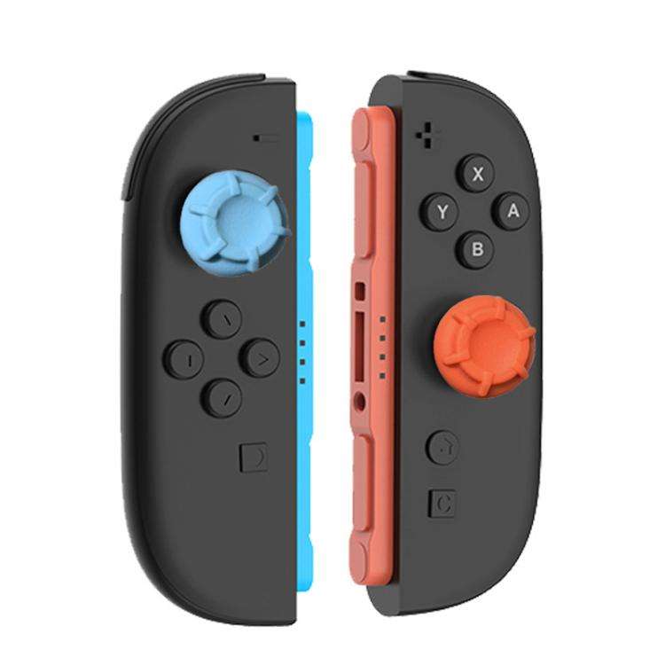 For Nintendo Switch 2 Silicone Joystick Cap 6 In 1 Key Protection Cap(Black+White)