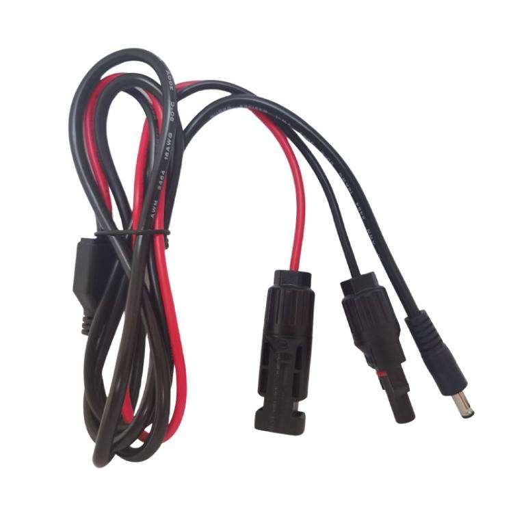 MC4 To DC5521 Solar Panel Charging Cable For Portable Power Stations