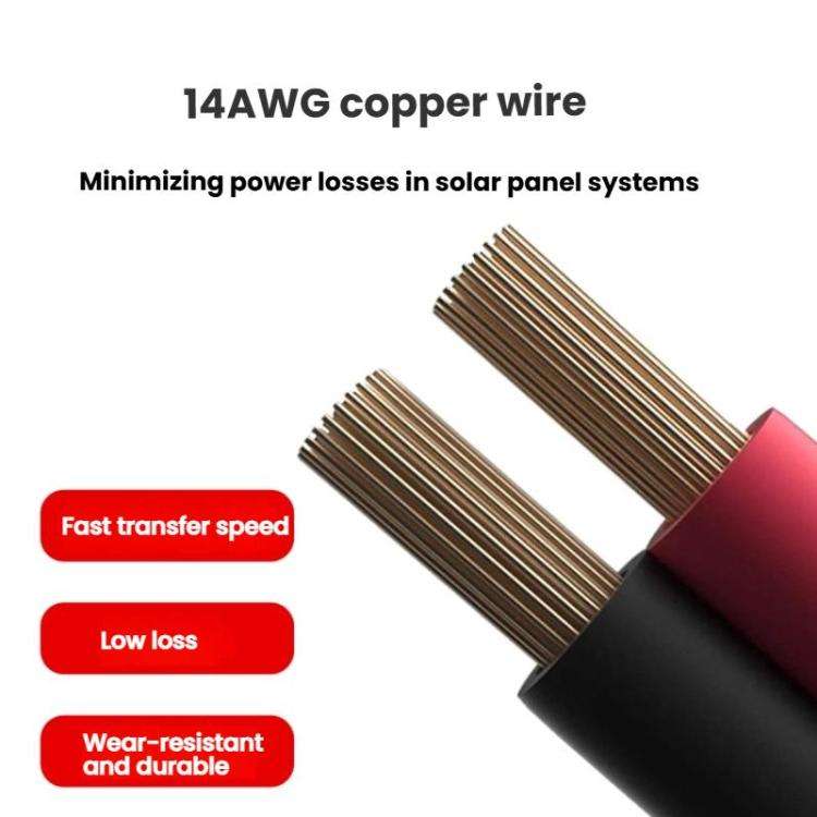 45A Anderson to DC5521 Male Cable 14AWG Heavy Duty Solar Panel Charging Cable, Cable Length: 1m