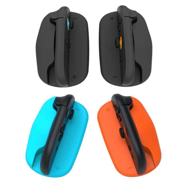 2pcs For Nintendo Switch 2 Handle Bracket Mini Portable Mouse Base(Blue Orange)