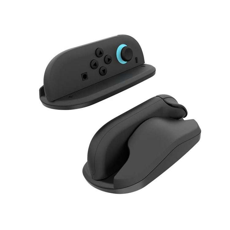 2pcs For Nintendo Switch 2 Handle Bracket Mini Portable Mouse Base(Black)