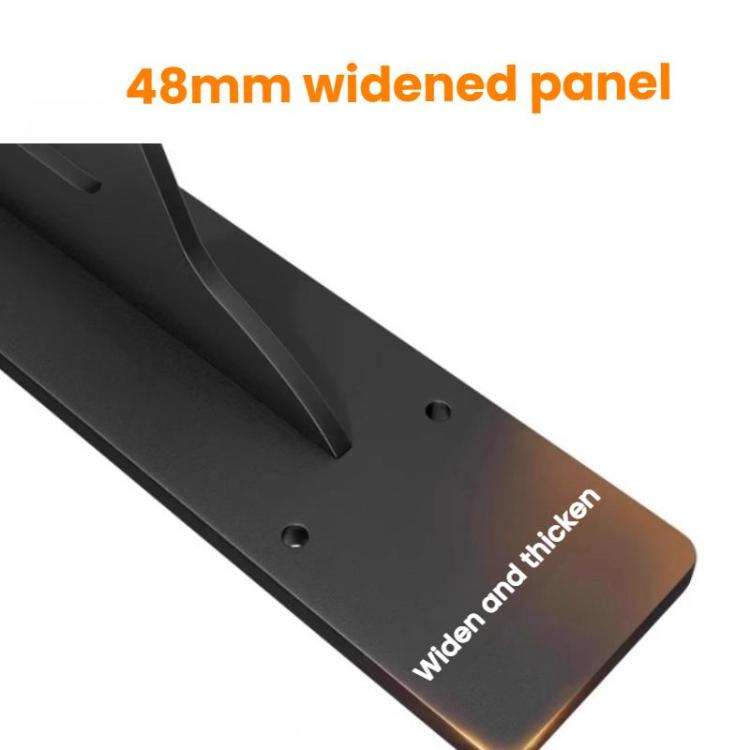 20 Inch Black Heavy Duty Wall-Mounted Closet Organizer Bracket High Strength Reinforced Triangle ...