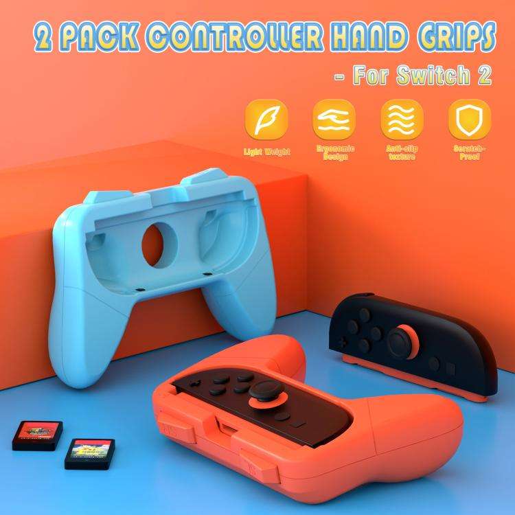 For Nintendo Switch 2 Left + Right Handle Brackets Simple Handle(Black)