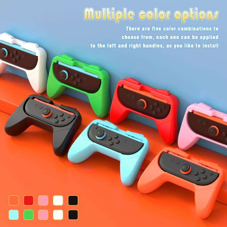 For Nintendo Switch 2 Left + Right Handle Brackets Simple Handle(Orange Blue)