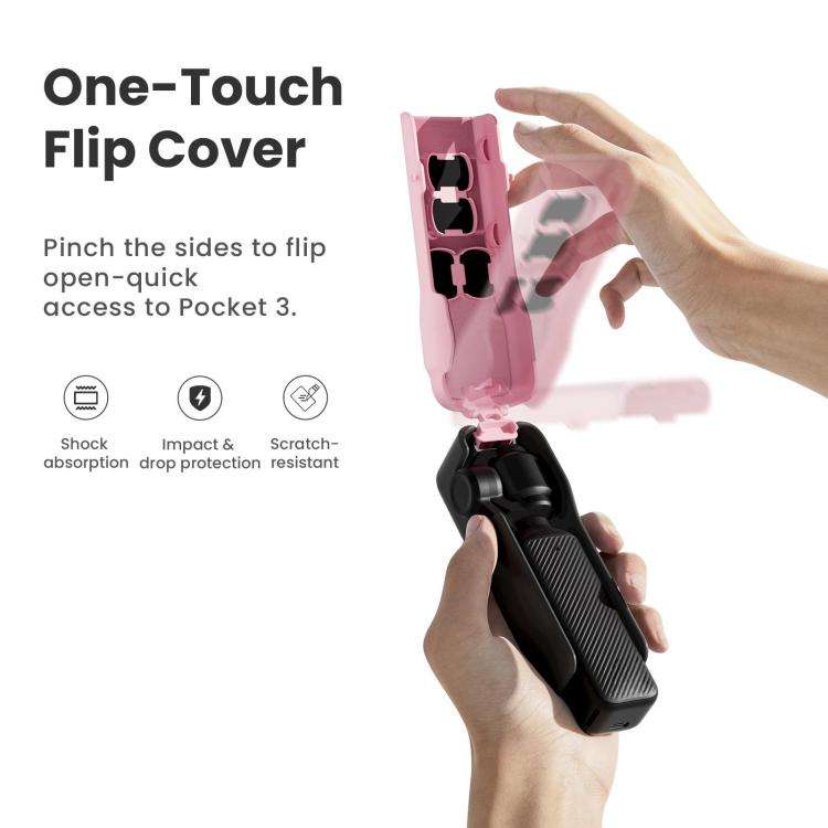 For DJI Osmo Pocket 3 Camera aMagisn Protective Cover Storage Case with 4 Magnetic Filter Slots(P...