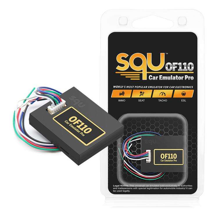 SQU OF110 Universal Car Emulator Pro IMMO, ESL, Airbag & Tacho Programmer Automotive ECU Coding &...