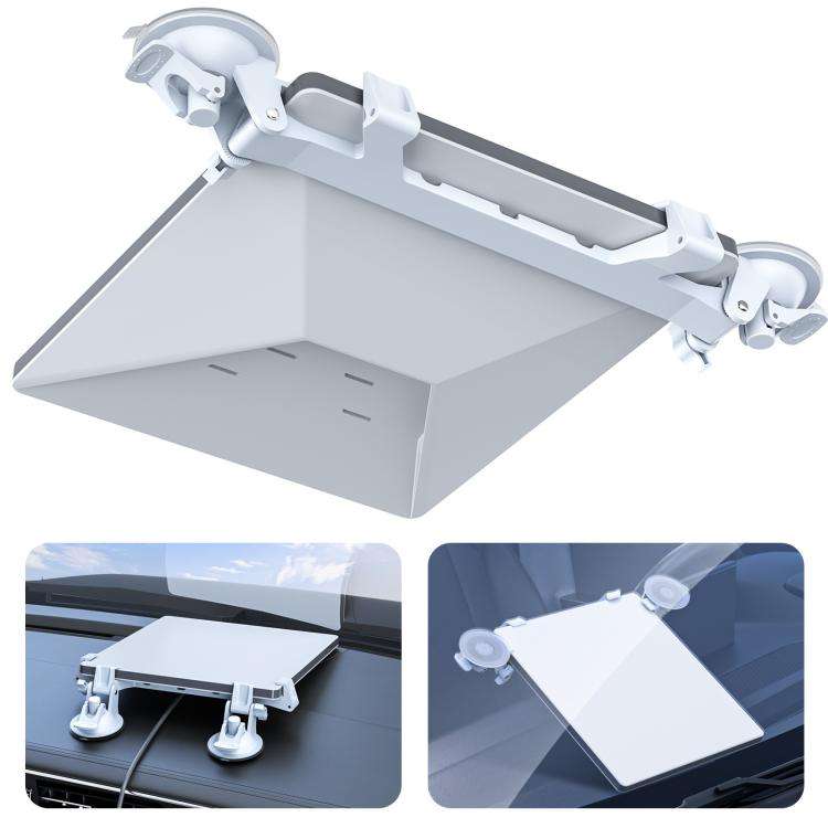 For Starlink Mini Car Sunroof Front Window Rear Window Glass Suction Cup Bracket(White)