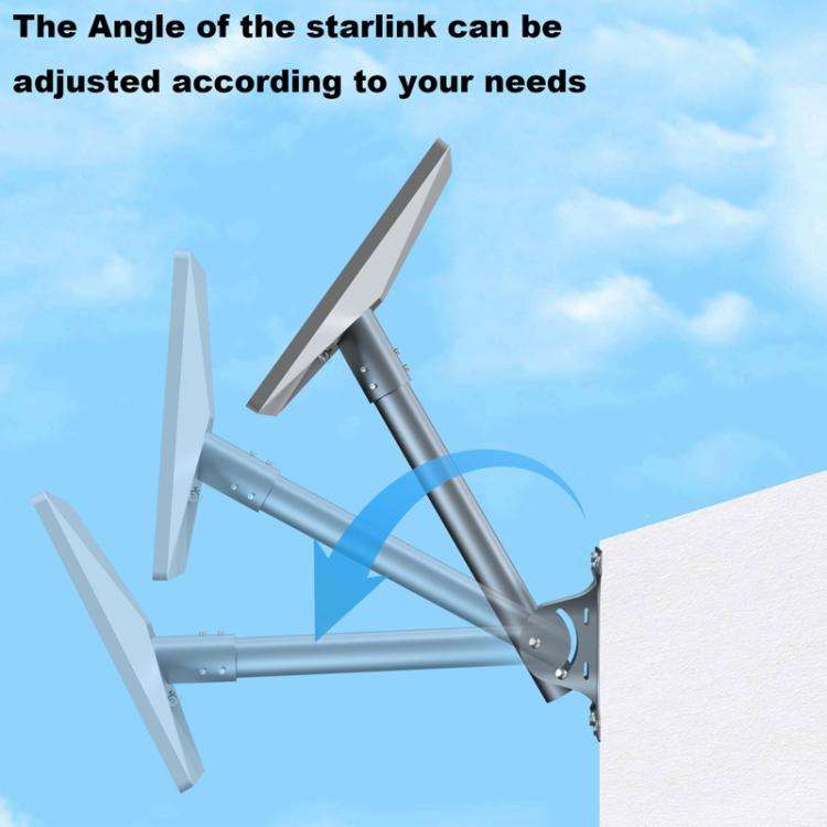 For Starlink Gen 3 / V4 Bracket Base Set, Style: Straight Pole
