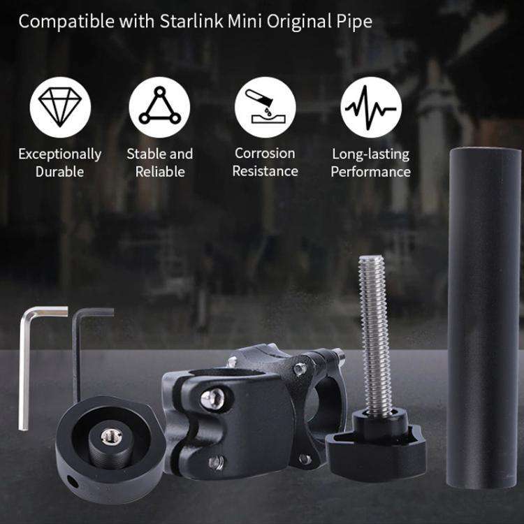 For Starlink Mini S2029 Aluminium Alloy Roof Rack Set