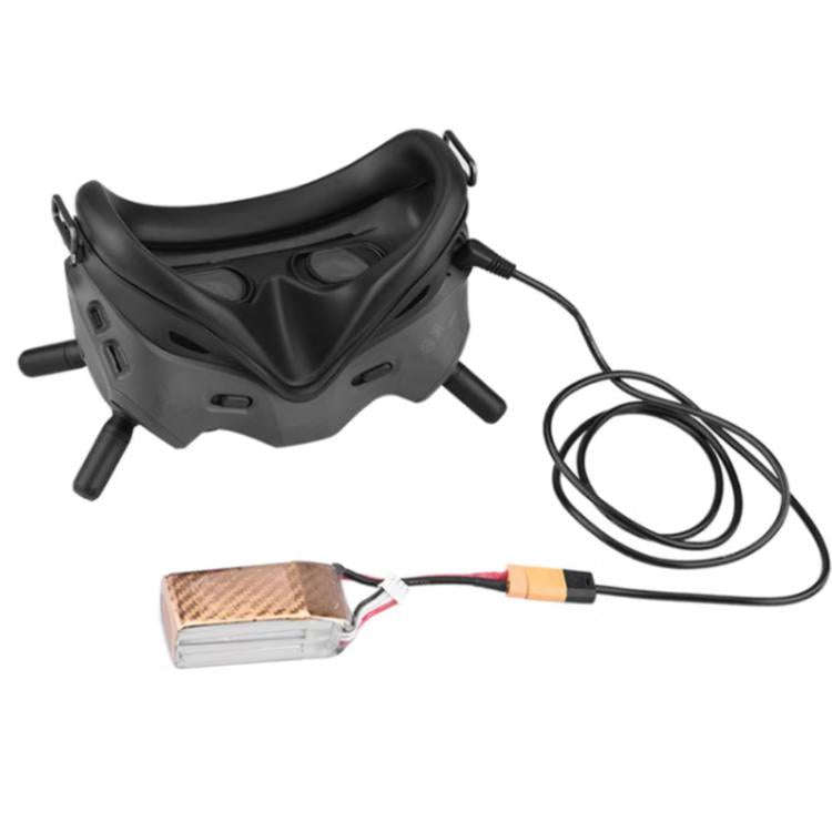 For DJI FPV Goggles V2 XT60 to DC Power Cable Stable Power Supply Connector