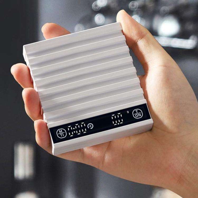BA-COF01 Smart Mini Hand-Drip Coffee Electronic Scale Automatic Timer Portable Kitchen Scale(Black)