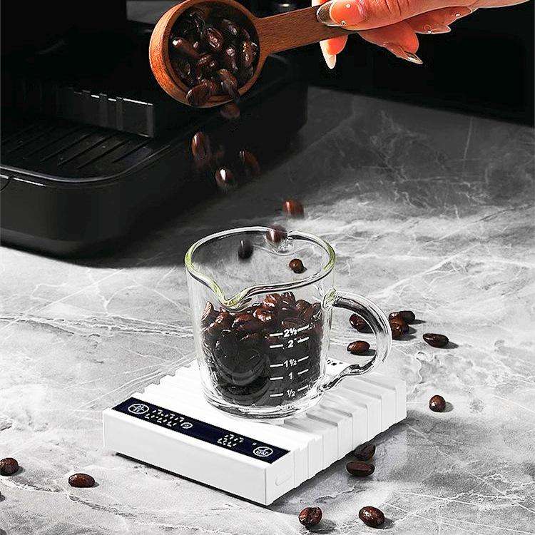 BA-COF01 Smart Mini Hand-Drip Coffee Electronic Scale Automatic Timer Portable Kitchen Scale(Black)