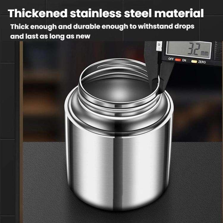 1500ml 304 Stainless Steel Sealed Canister With Transparent Lid Leak-Proof Freshness Preserving S...