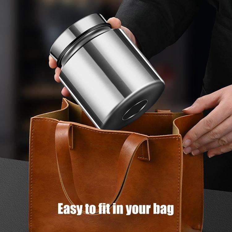 1500ml 304 Stainless Steel Sealed Canister With Transparent Lid Leak-Proof Freshness Preserving S...