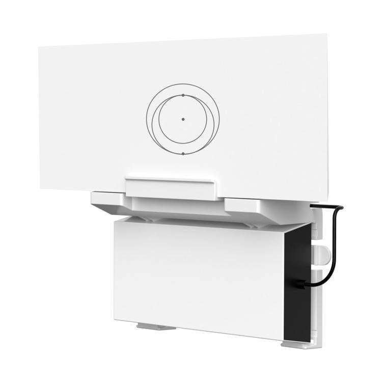 For Starlink Gen 3 Router Power Supply 2 In 1 ABS Bracket(White)