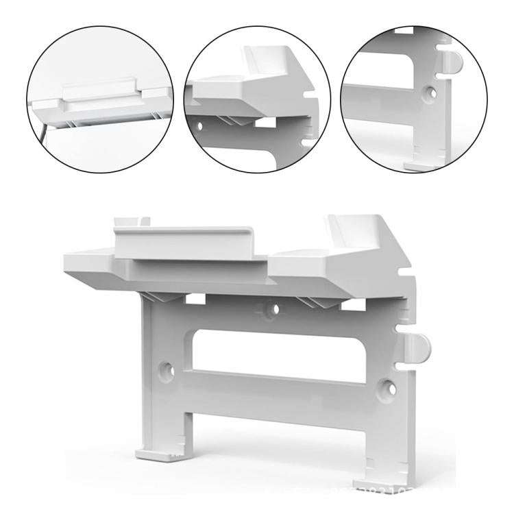 For Starlink Gen 3 Router Power Supply 2 In 1 ABS Bracket(White)