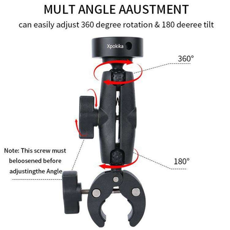 Xpokika S8600 For Starlink Mini Aluminium Alloy Bracket Adapter Heavy Duty Clamp Bracket