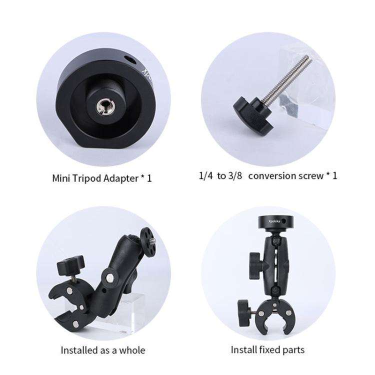 Xpokika S8600 For Starlink Mini Aluminium Alloy Bracket Adapter Heavy Duty Clamp Bracket