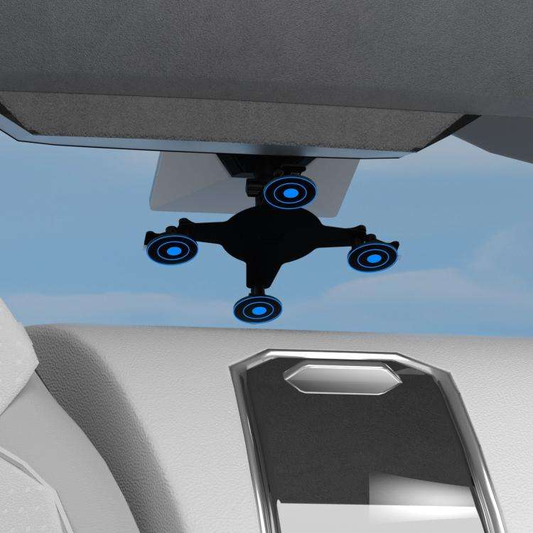 For Starlink Mini Roof Suction Cup Mount With Base(Black)