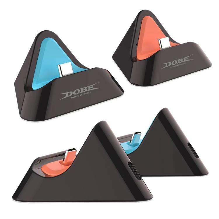 DOBE Console Charging Station for Nintendo Switch 2/Switch/Switch OLED/Switch Lite(Orange Black)