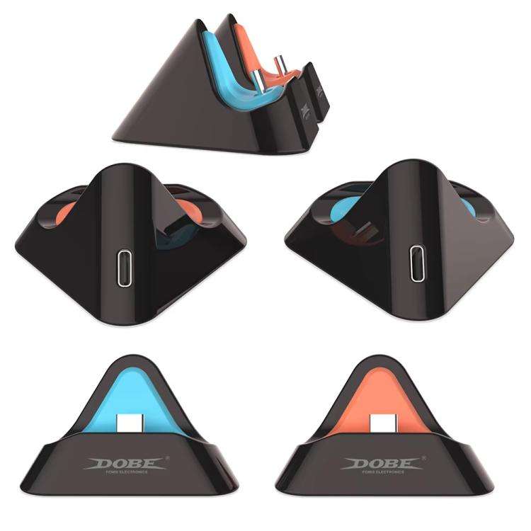 DOBE Console Charging Station for Nintendo Switch 2/Switch/Switch OLED/Switch Lite(Orange Black)