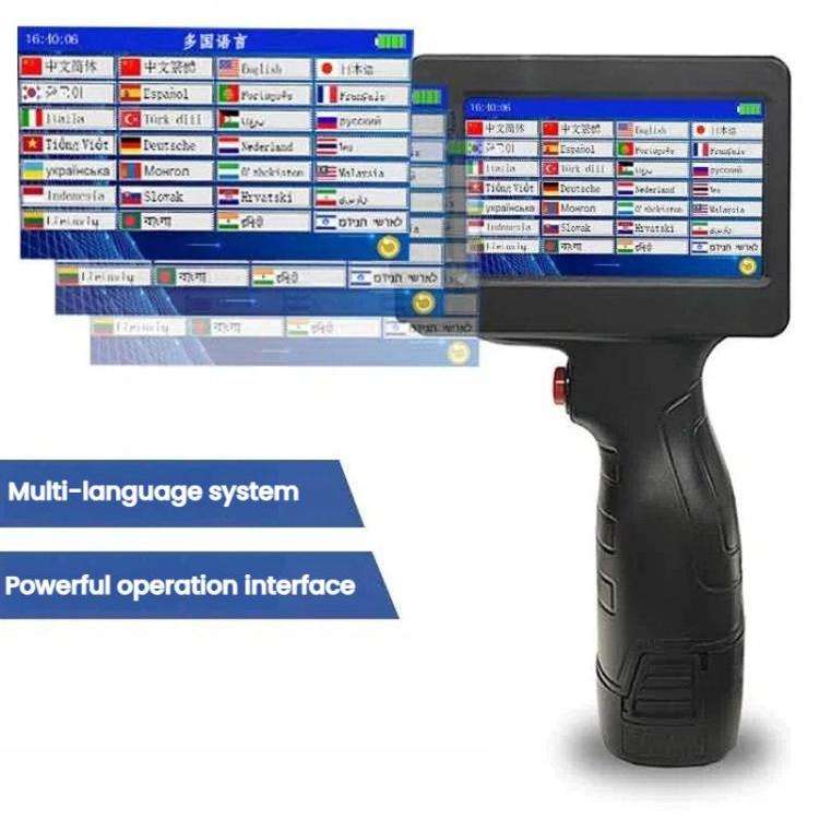 Yaomatec 12.7mm 28-Language Date Coding Handheld Inkjet Printer, US Plug(Without Ink Cartridge)