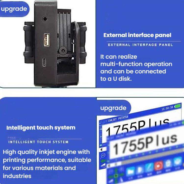 Yaomatec 12.7mm 28-Language Date Coding Handheld Inkjet Printer, US Plug(Without Ink Cartridge)