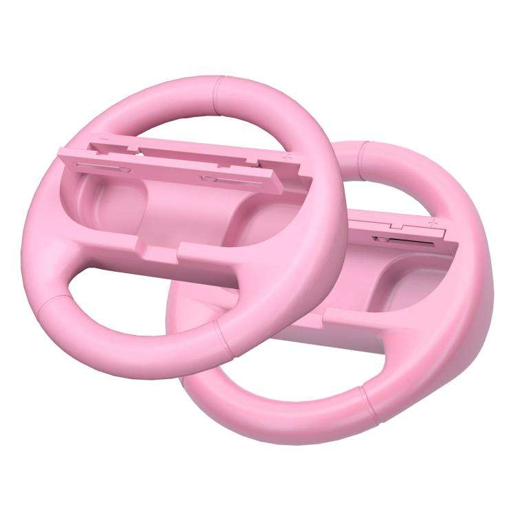 2pcs /Pack Steering Wheel Grip for Nintendo Switch 2/Switch Joy-Con Controllers(Pink)