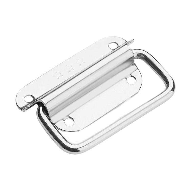 75mm 304 Stainless Steel Folding Pull Handle For Cabine Kitchen Drawer Door Toolbox