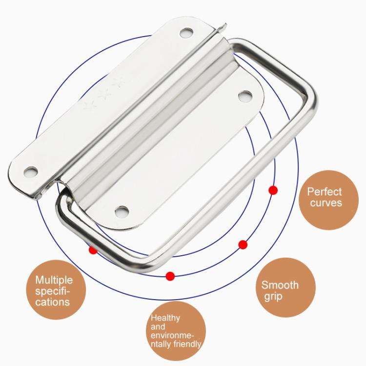 50mm 304 Stainless Steel Folding Pull Handle For Cabine Kitchen Drawer Door Toolbox