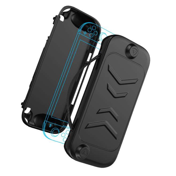 For Nintendo Switch 2 Full-Body Protective Case TPU Base + ABS Cover with Built-in Stand & Carryi...