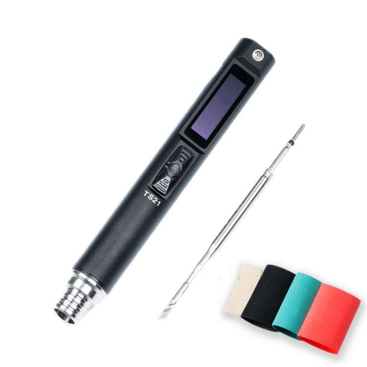 100W Intelligent Precision Aluminum Alloy Soldering Iron With Light, Model: TS21-KU Set